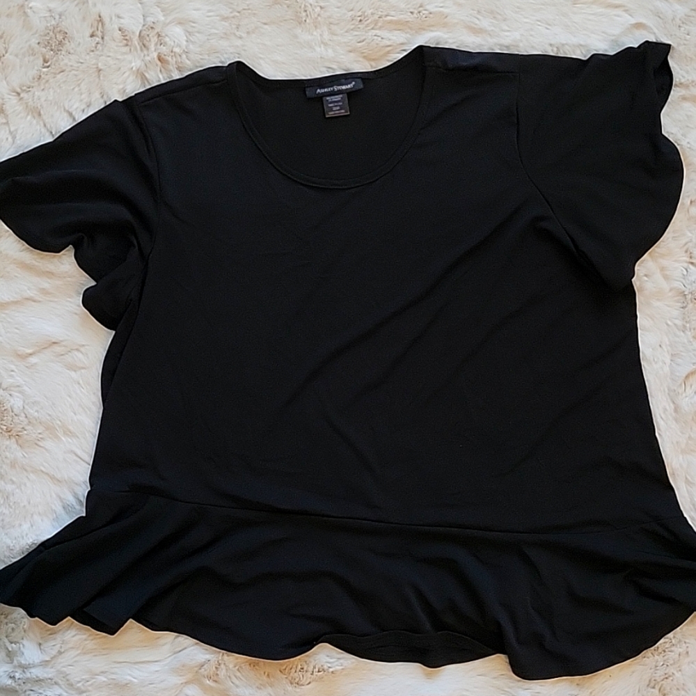 Ashley Stewart Peplum Blouse